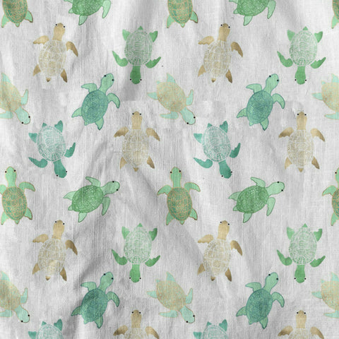Turtle Aloha Shirt, Turtle Ocean Hawaiian Shirt - The Palmix