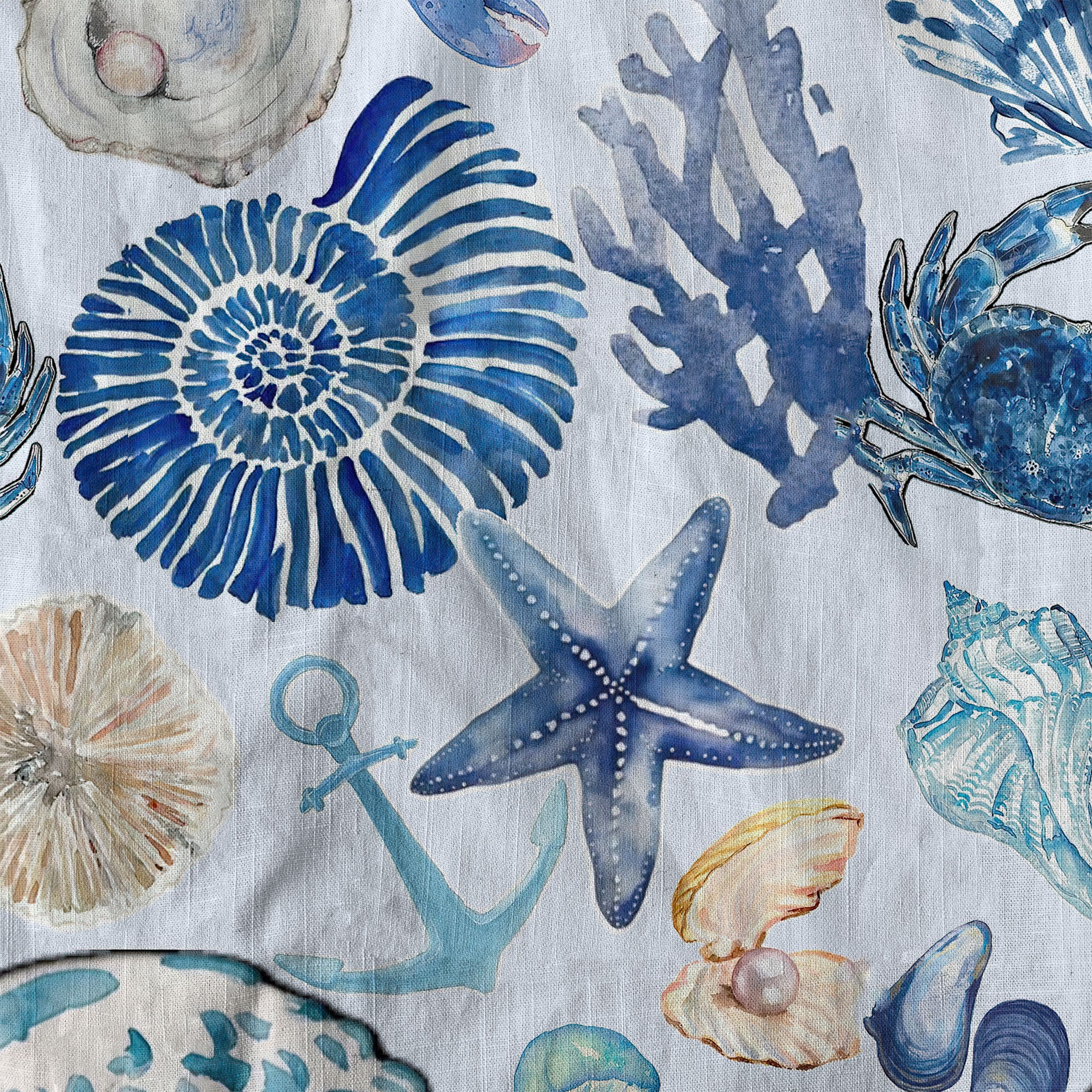 Vintage Ocean Print Hawaiian Shirts for Men Women, Sea Animal Aloha Summer Beach Shirt - The Palmix