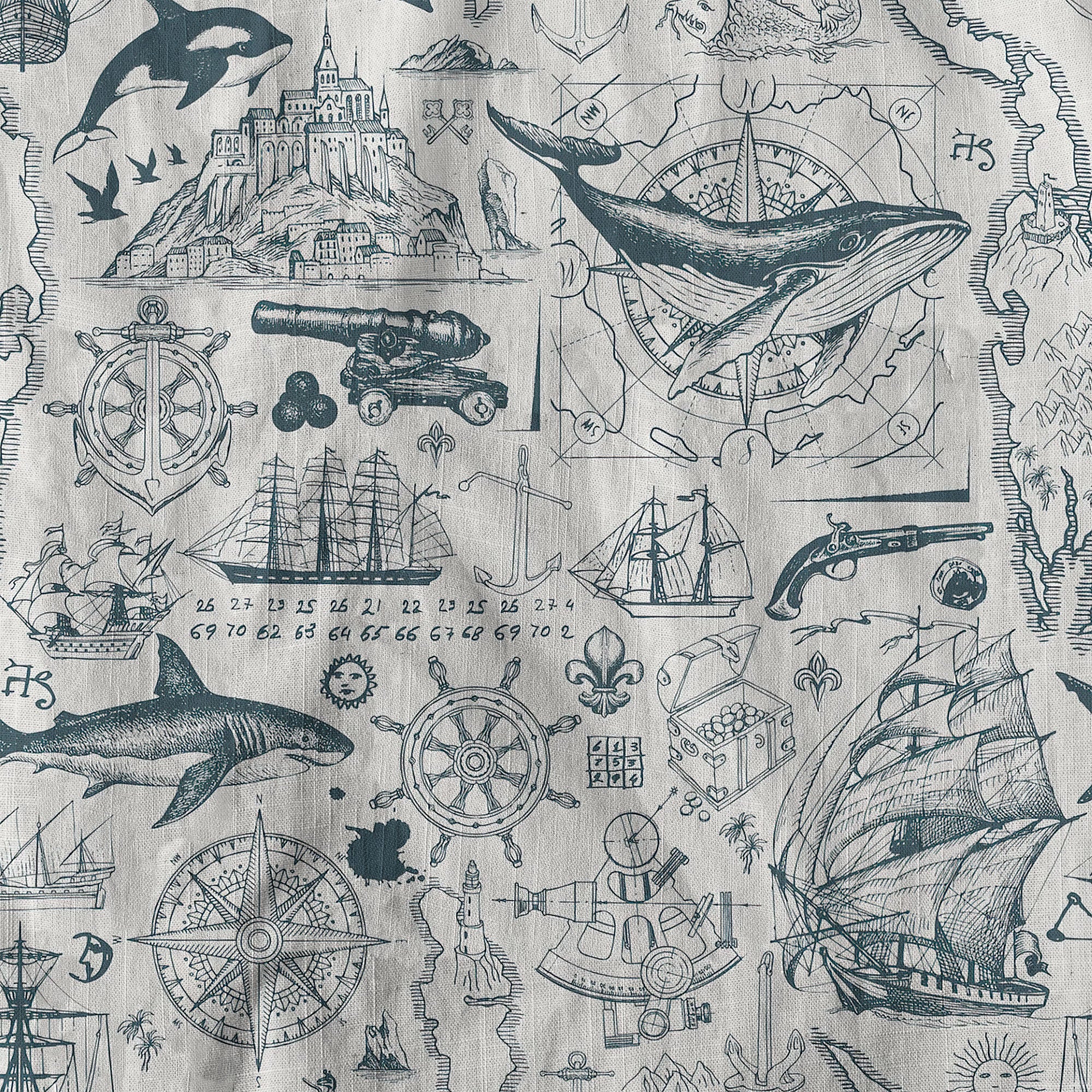 Sea Hawaiian Shirts for Men Women, Sea Animal Aloha Summer Beach Shirt Short Sleeve Button Down - The Palmix