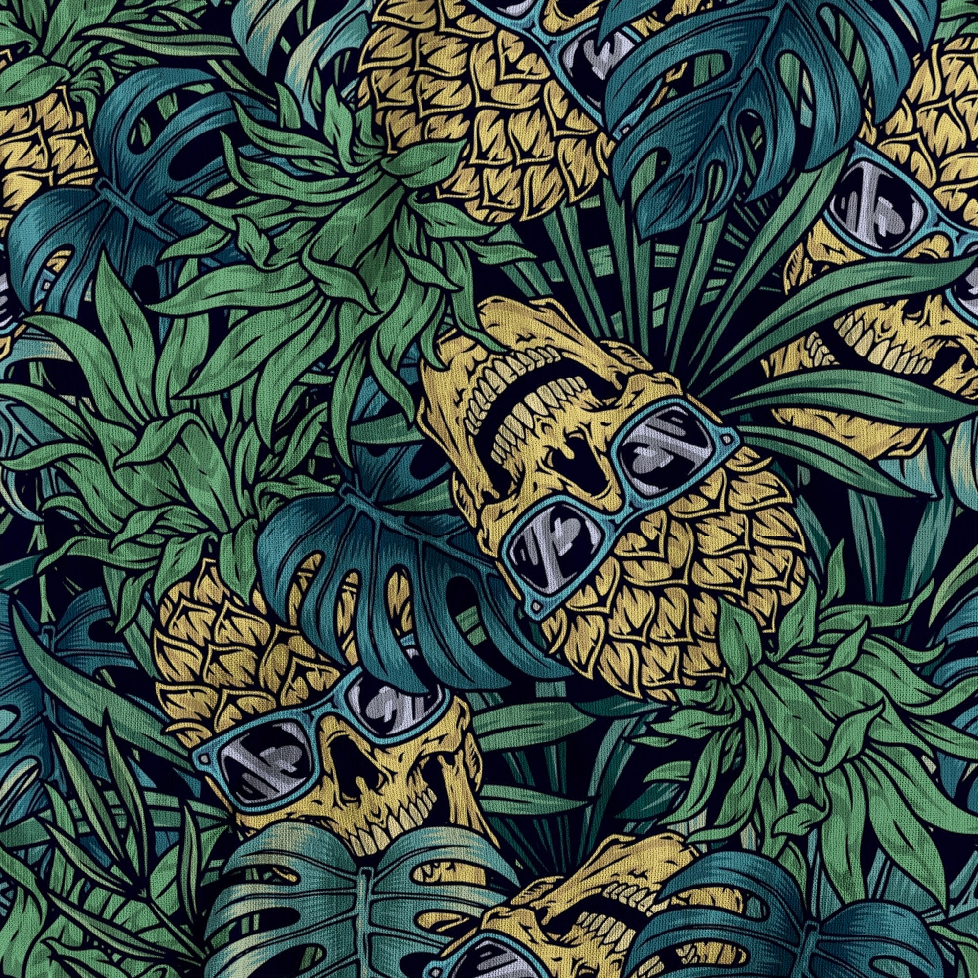 Pineapple Hawaiian Shirt, Aloha Pattern Hawaiian Shirt - The Palmix