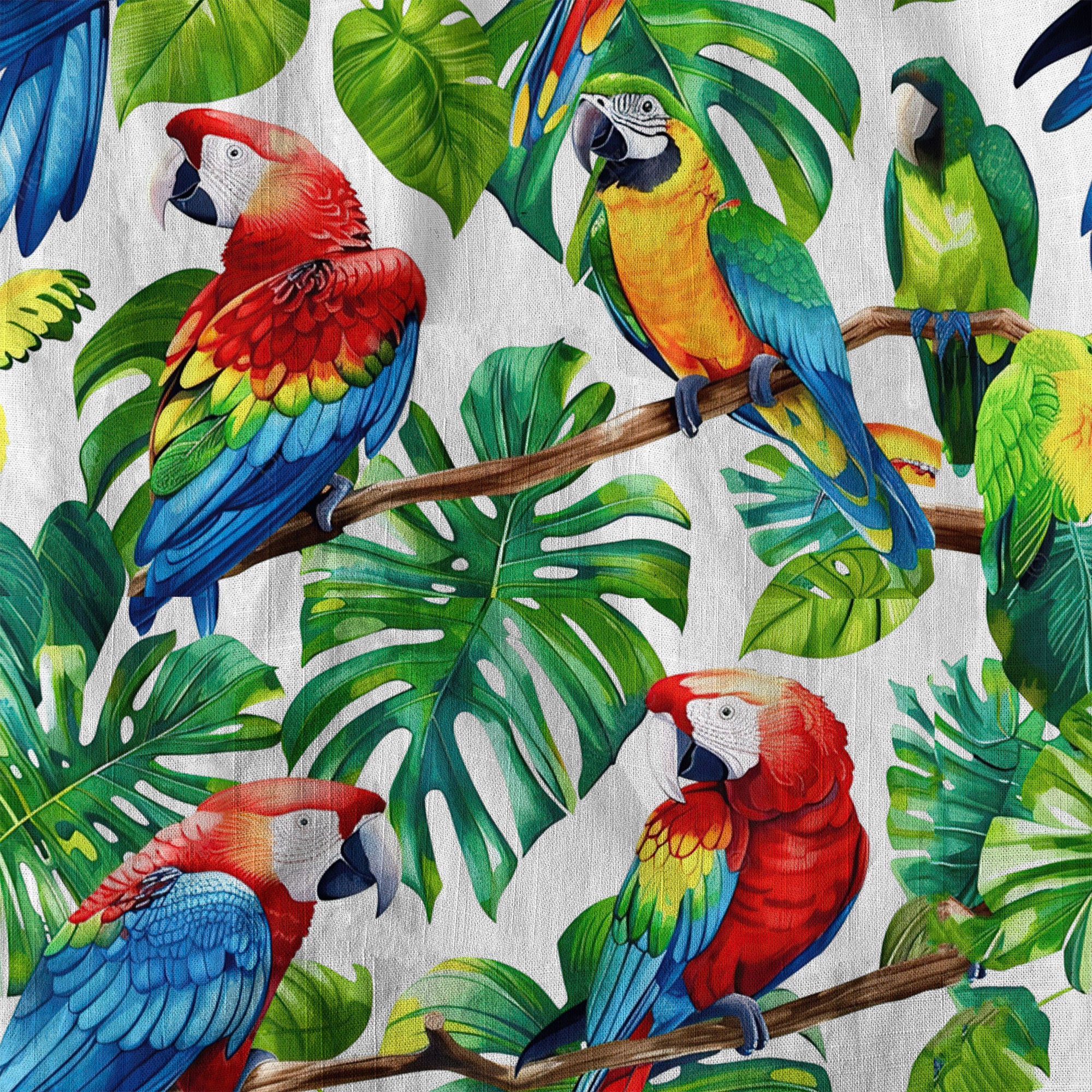 Hawaiian Parrots Shirt, Parrot Hawaiian Shirt for Man - The Palmix