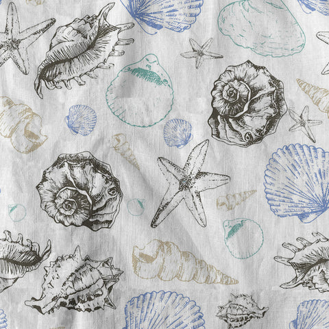 Sea Shells Animal Pattern Hawaii Shirt, Turtle Hawaiian Shirt for Men Women - The Palmix