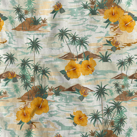 Ocean Animals Hawaiian Button Up Shirt, Sea Hawaii Shirt - The Palmix