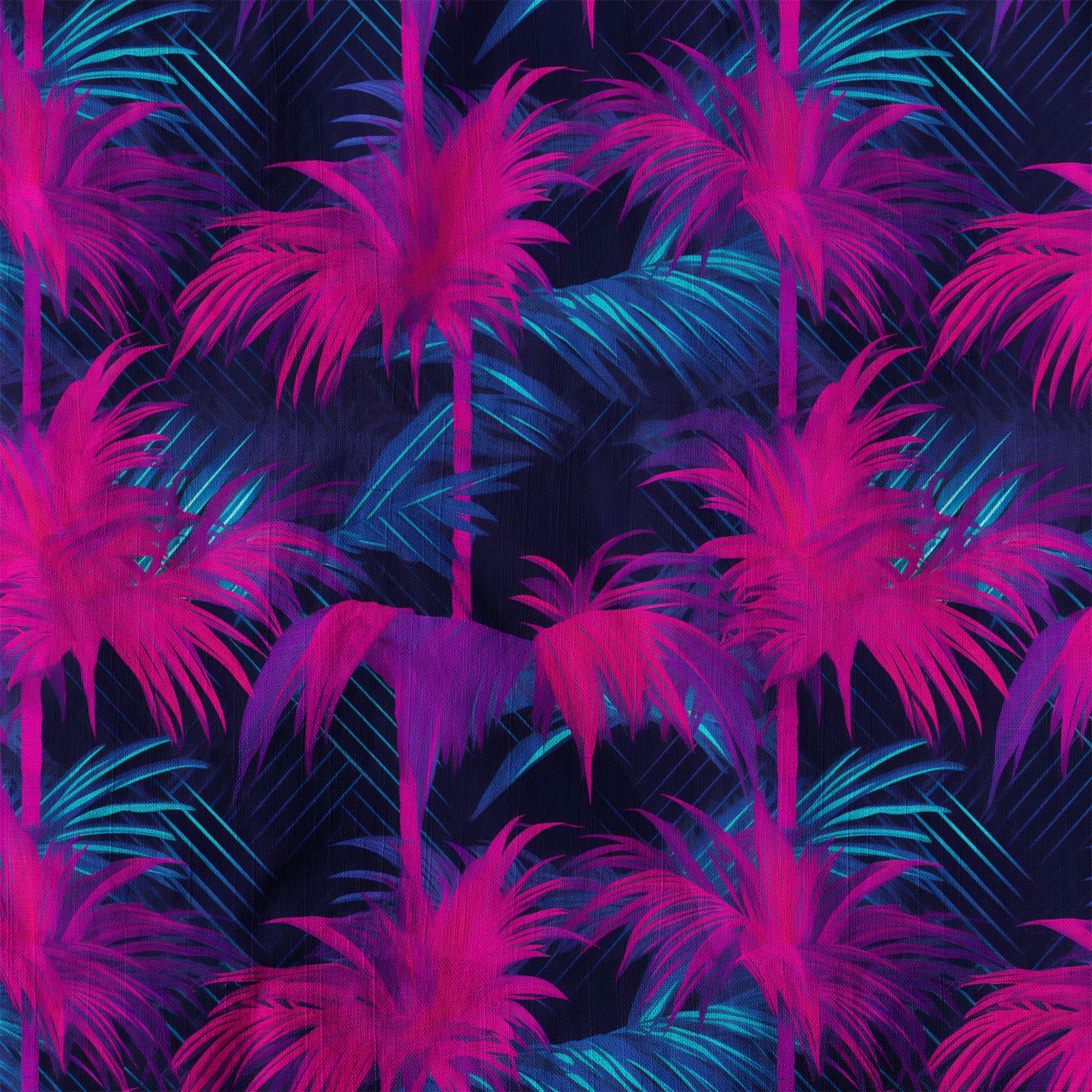 Electric Jungle Paradise Hawaiian Shirt, Tropical Beach Aloha Shirt, Hawaiian Summer Vibes Hawaiian Shirt - The Palmix