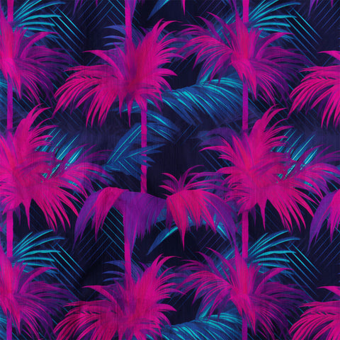Electric Jungle Paradise Hawaiian Shirt, Tropical Beach Aloha Shirt, Hawaiian Summer Vibes Hawaiian Shirt - The Palmix
