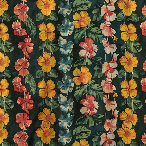 Vintage Aloha Hibiscus Flowers Hawaii Shirt, Floral Hawaiian Button Down Shirt - The Palmix