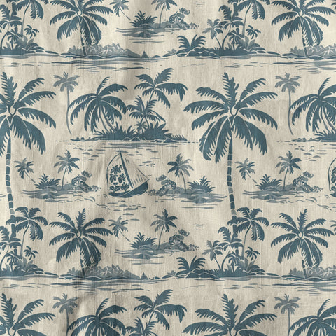 Tropical Garden Blossom Hawaii Shirt, Exotic Hawaiian Button Down Shirt - The Palmix