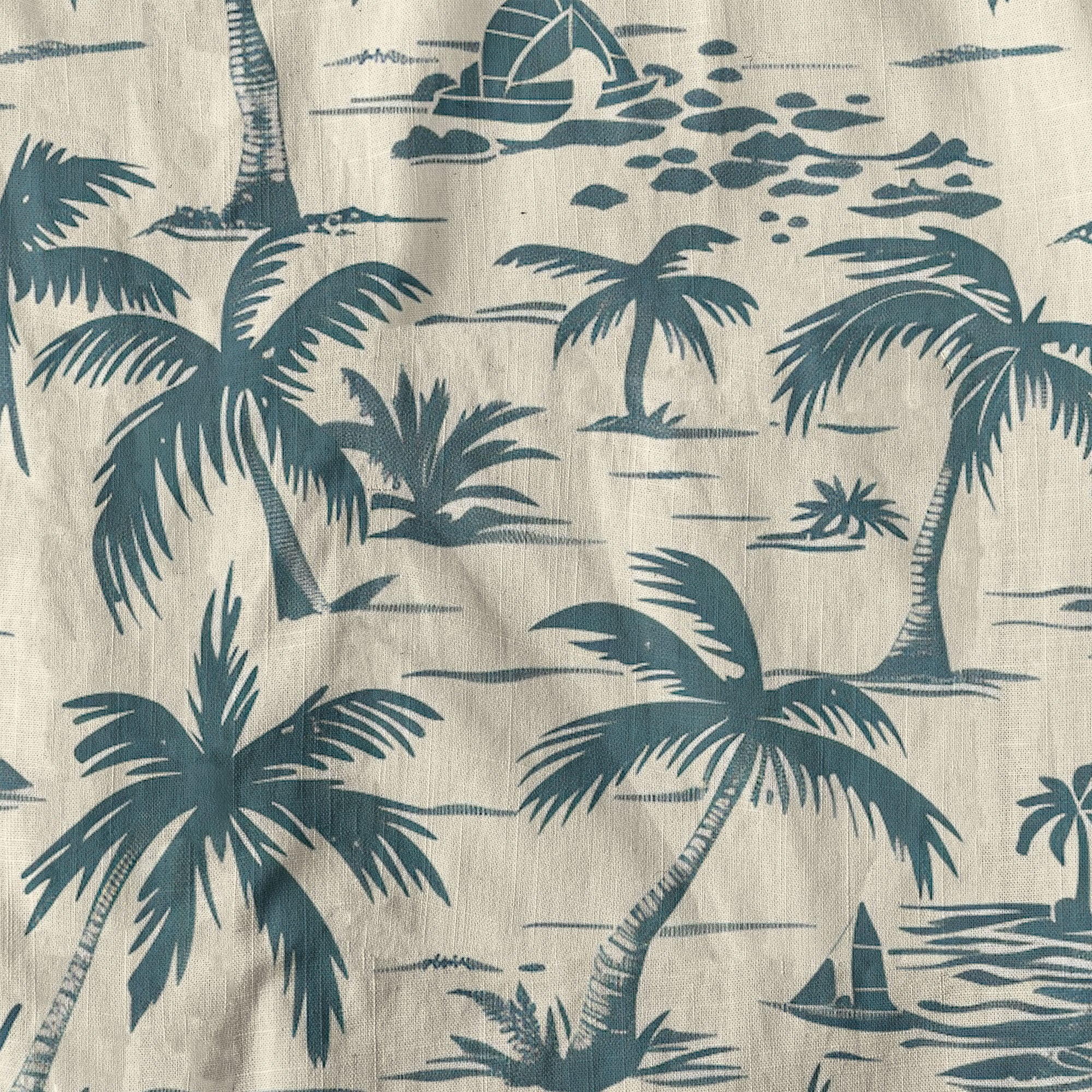 Vintage Aloha Hibiscus Flowers Hawaii Shirt, Floral Hawaiian Button Down Shirt for Men - The Palmix