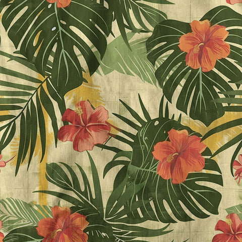 Vintage Aloha Flower Hawaii Shirt, Floral Pattern Hawaiian Shirt for Men - The Palmix