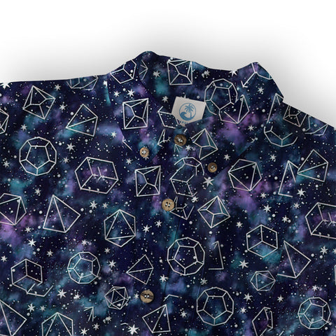 DnD Hawaii Shirt, Dice Print Shirt, Dungeon Master Gift, Roleplaying Game Aloha Hawaii Shirt - The Palmix