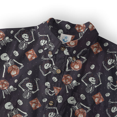 DnD Hawaiian Shirt, Dice Hawaiian Shirt, Dungeon Master Gift, Roleplaying Game Shirt - The Palmix