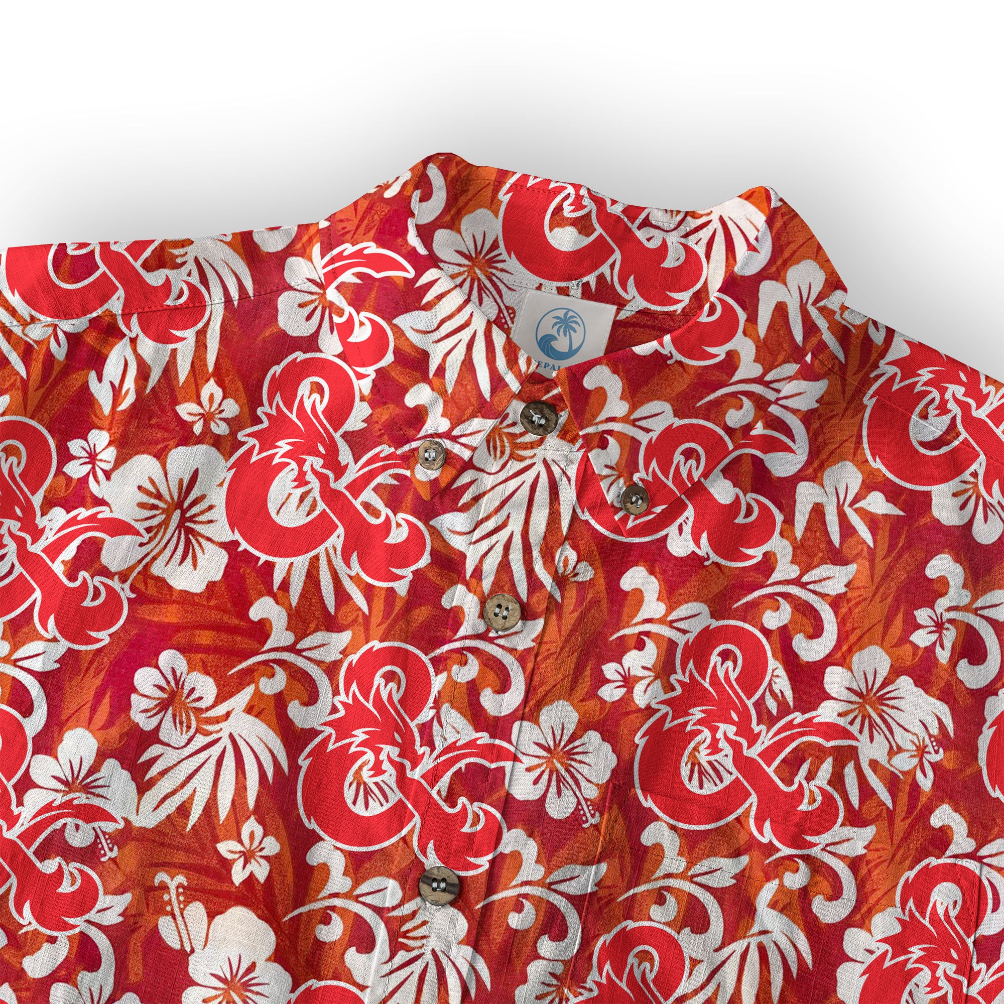 DND Celestrial Dice Pattern Aloha Hawaii Shirt, D20 Stars Constellation, Sun and Crescent Button Down Shirt - The Palmix