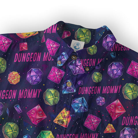 Dungeons Daddy Aloha Hawaii Shirt, DND Game Pattern Shirt Gift for Dad - The Palmix