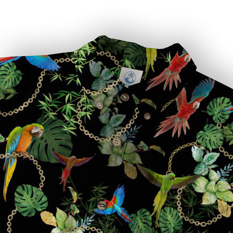 Parrot Colorful Hawaiian Shirt, Aloha Summer Beach Hawaii Shirt - The Palmix