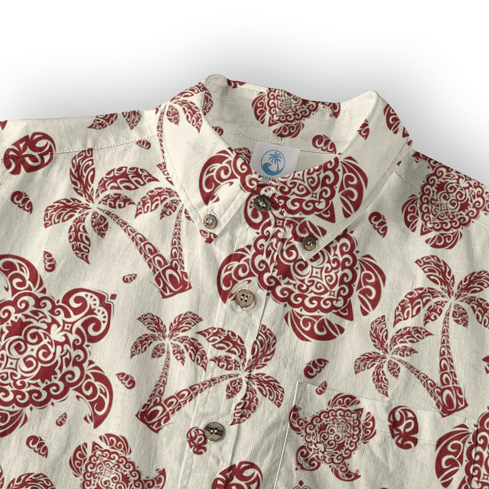Turtle Beach Summer Button Down Hawaiian Shirt, Hawaii Pattern Shirt - The Palmix