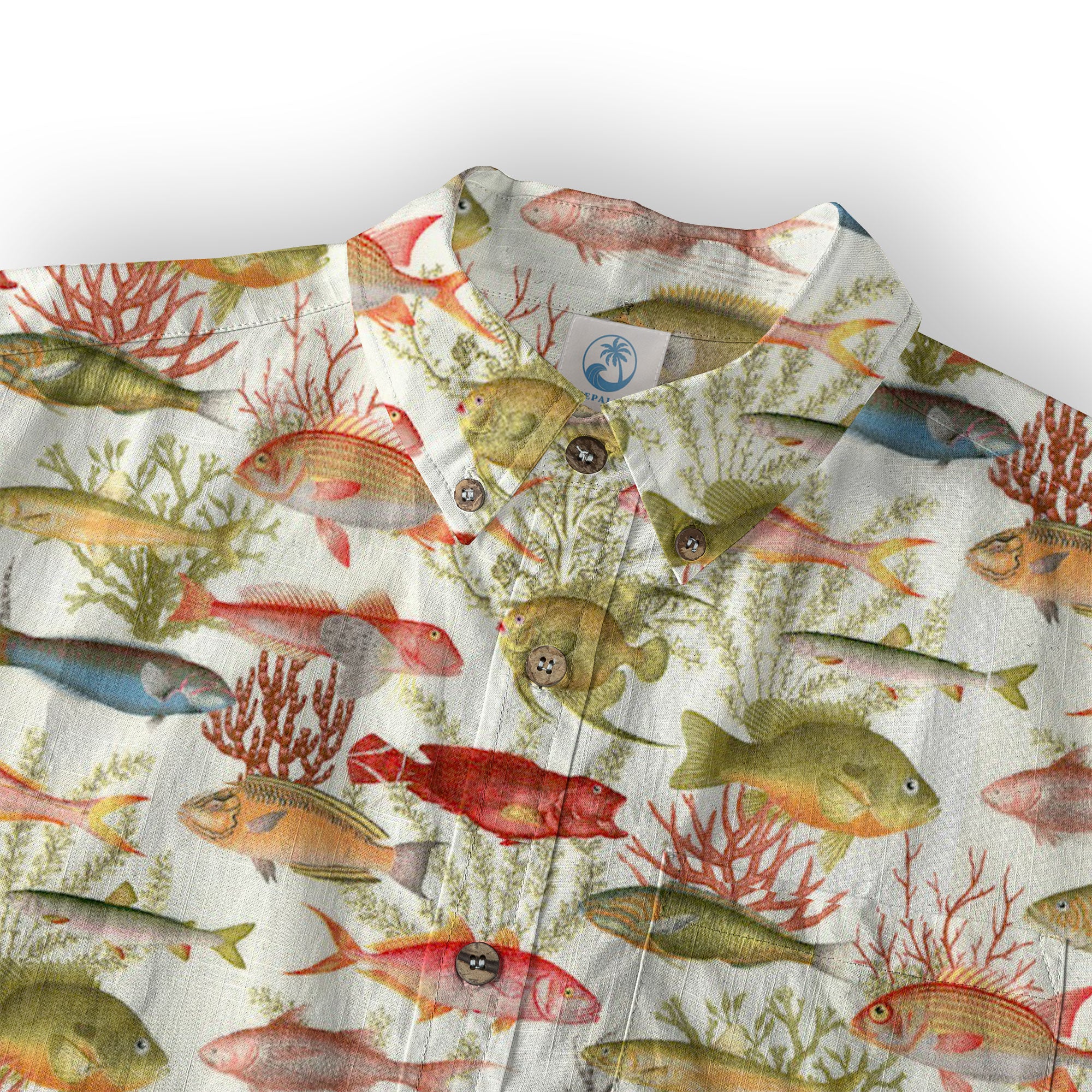 Sea Hawaiian Shirts for Men Women, Sea Animal Aloha Summer Beach Shirt Short Sleeve Button Down - The Palmix
