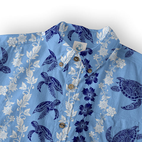Sea Ocean Animals Women's Hawaiian Shirt, Ocean Fish Print - The Palmix