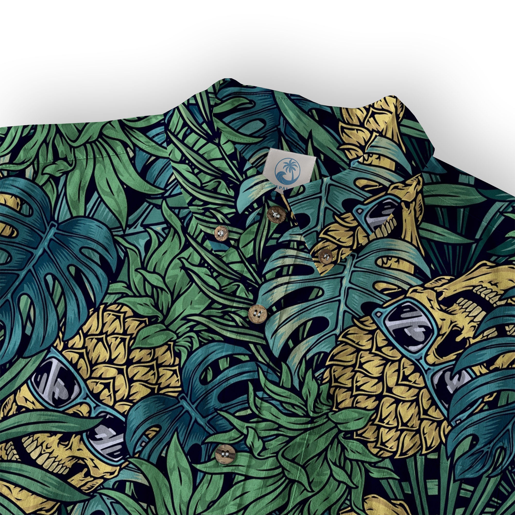 Pineapple Hawaiian Shirt, Aloha Pattern Hawaiian Shirt - The Palmix