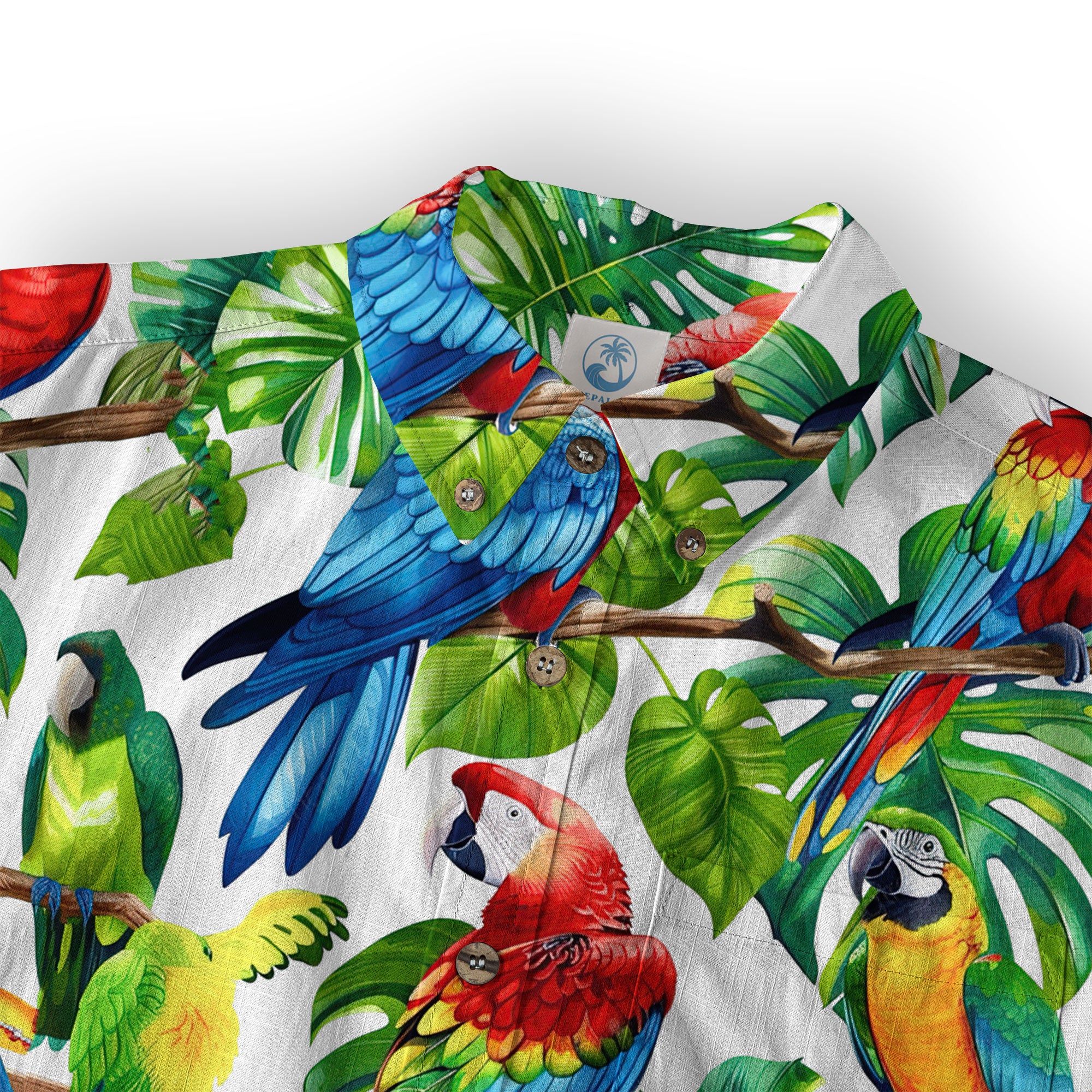 Hawaiian Parrots Shirt, Parrot Hawaiian Shirt for Man - The Palmix