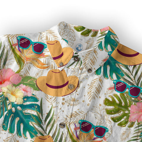 Sunset Summer Hawaiian Shirt, Beach Tropical Hawaiian Shirt - The Palmix