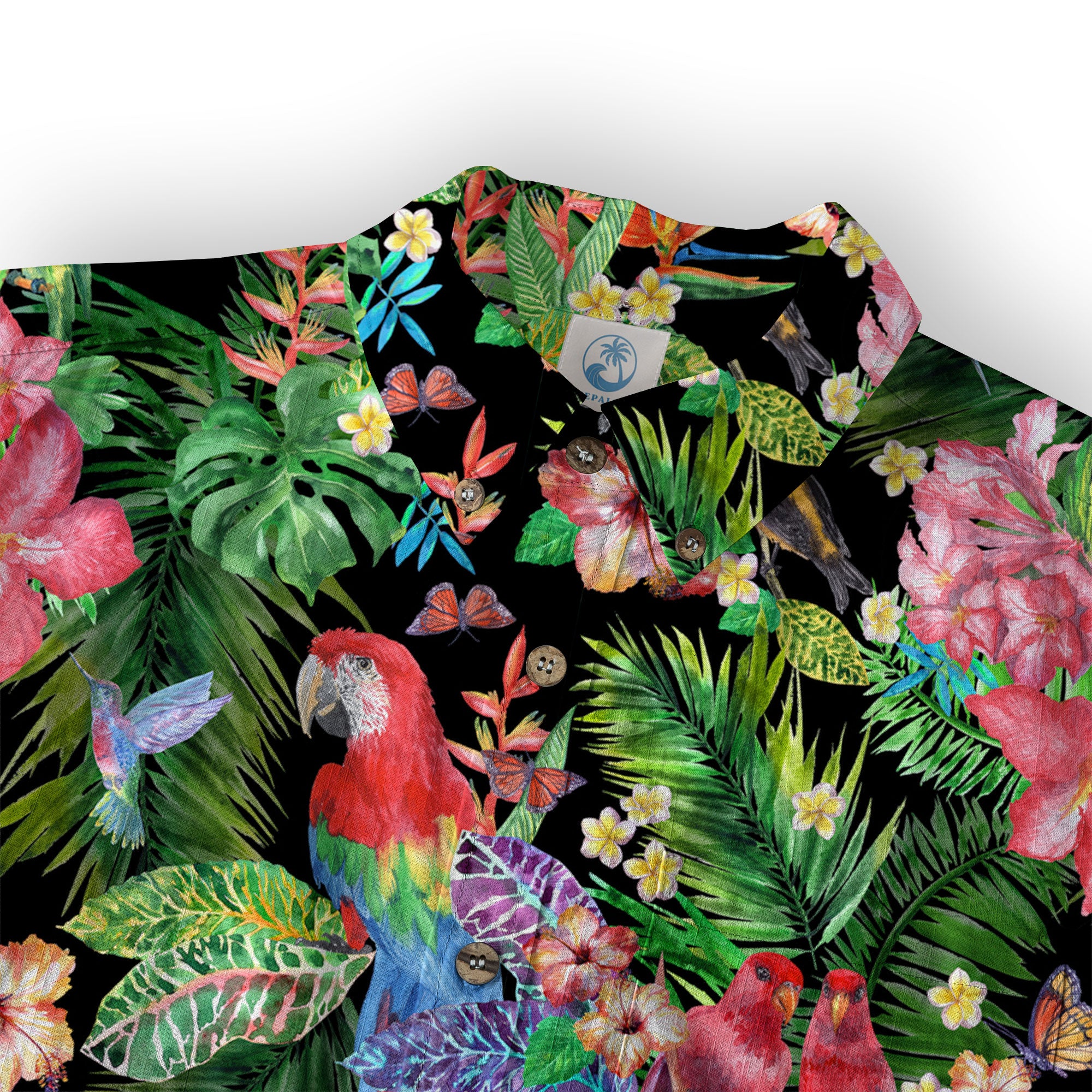 Parrot Hawaii Shirt for Men Women - Tropical Hawaiian Shirt - The Palmix