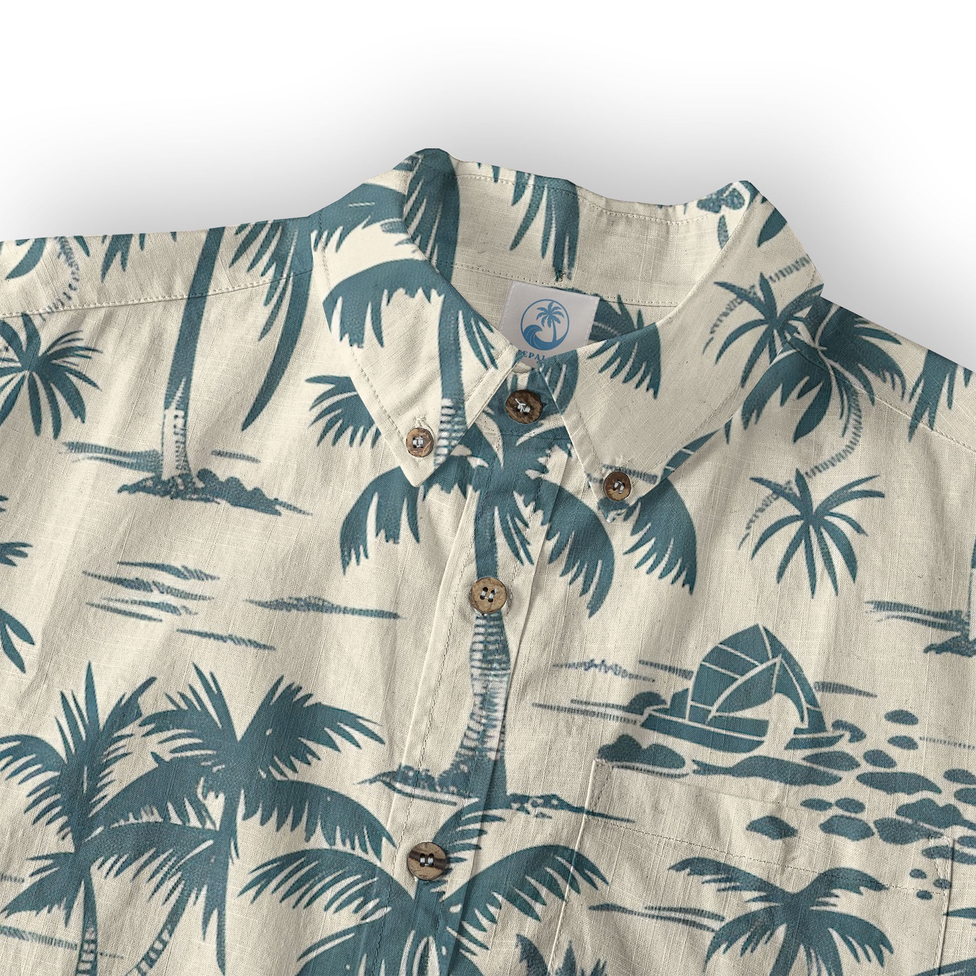 Vintage Aloha Hibiscus Flowers Hawaii Shirt, Floral Hawaiian Button Down Shirt for Men - The Palmix