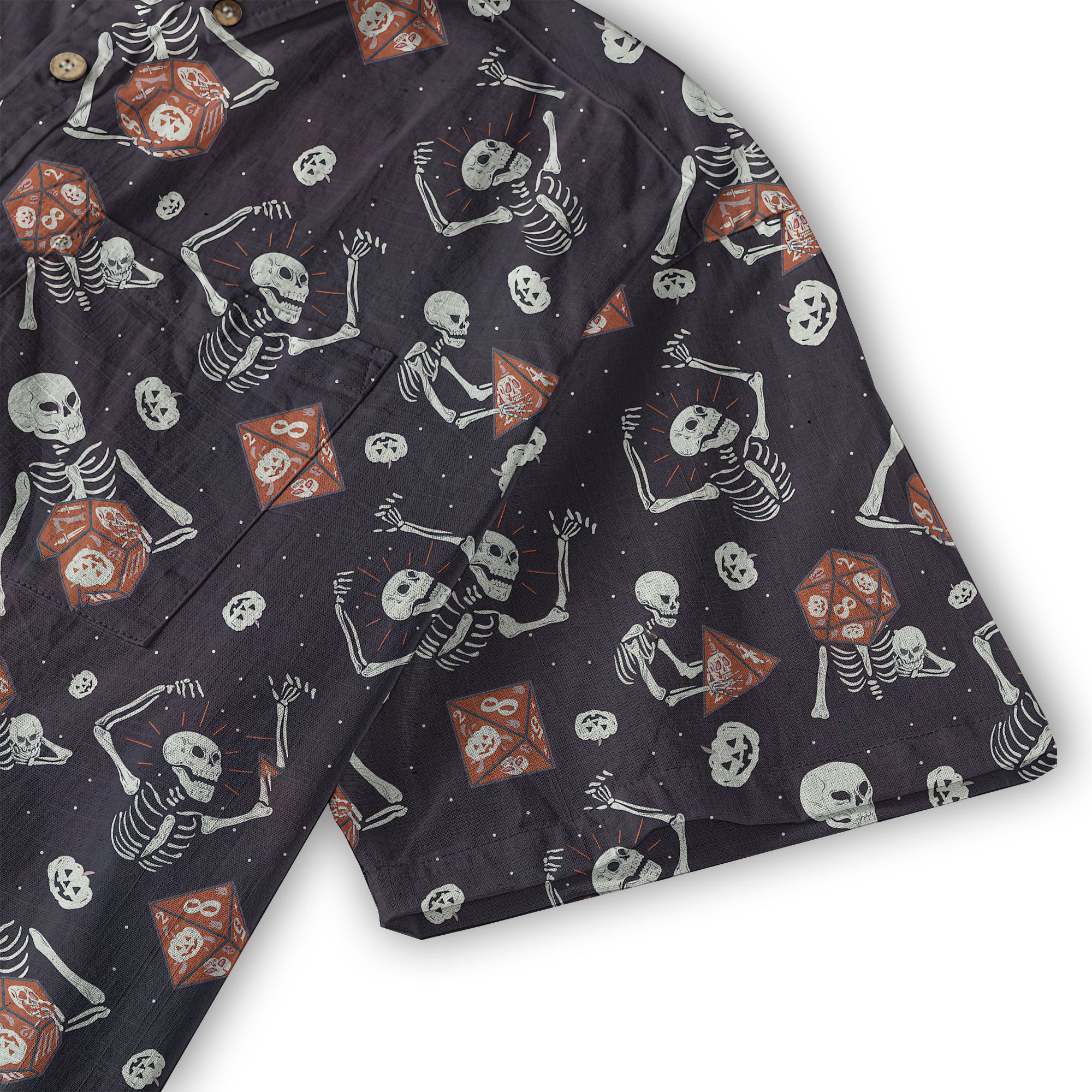DnD Hawaiian Shirt, Dice Hawaiian Shirt, Dungeon Master Gift, Roleplaying Game Shirt - The Palmix