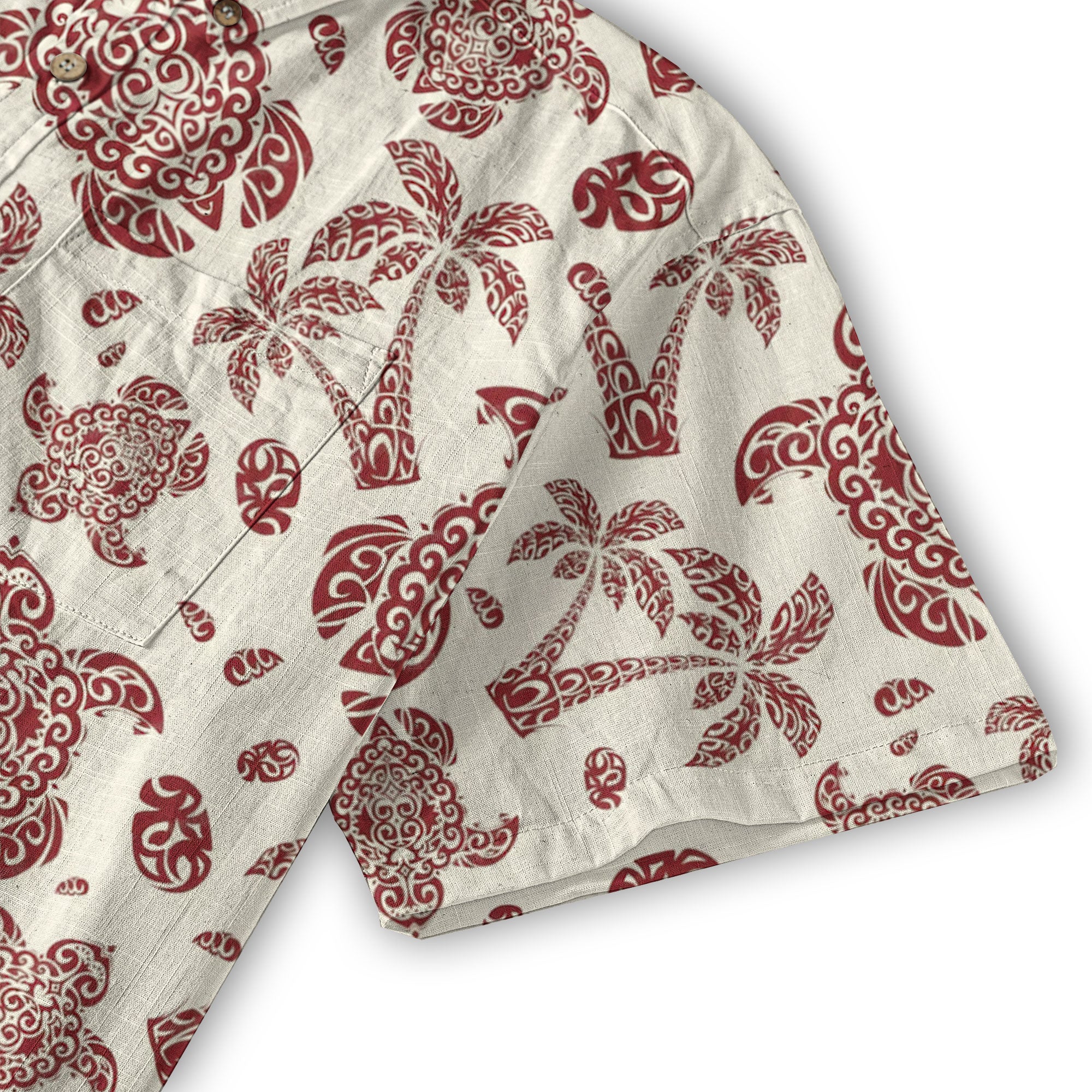 Turtle Beach Summer Button Down Hawaiian Shirt, Hawaii Pattern Shirt - The Palmix