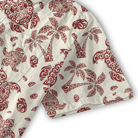 Turtle Beach Summer Button Down Hawaiian Shirt, Hawaii Pattern Shirt - The Palmix