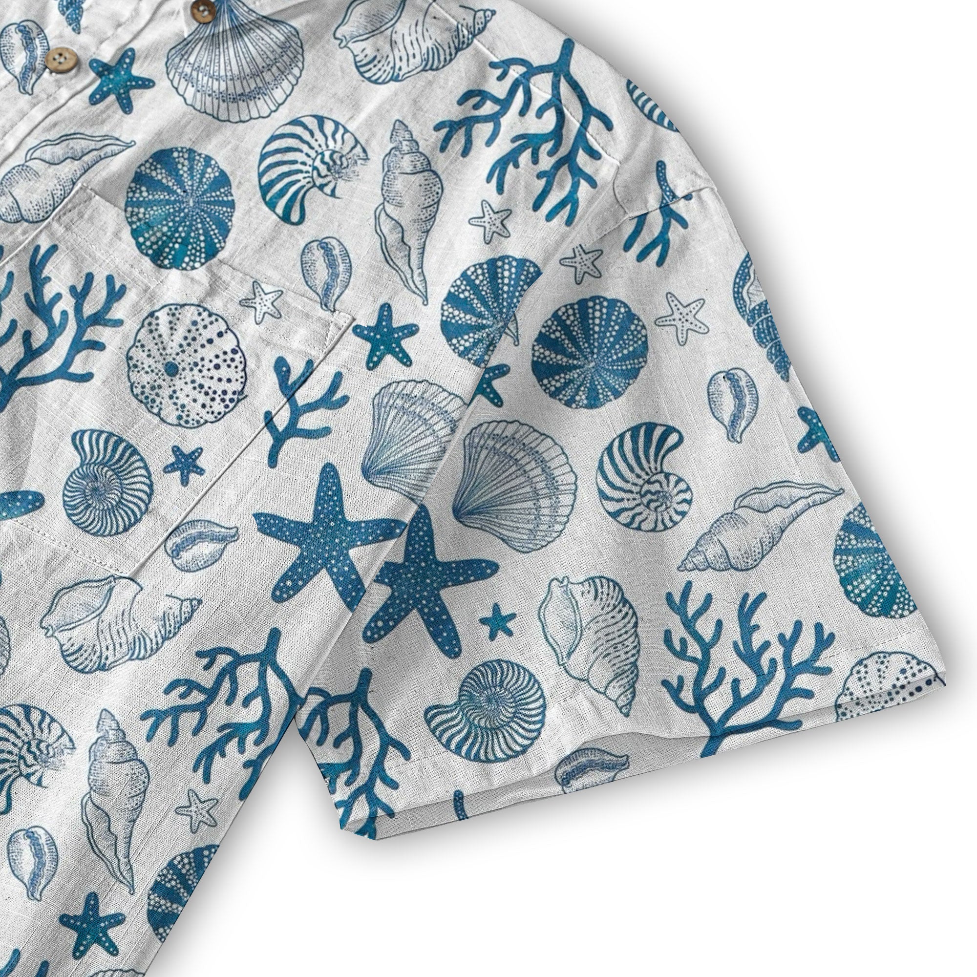 Sea Hawaiian Shirts for Men Women, Sea Animal Aloha Summer Beach Shirt Short Sleeve Button Down - The Palmix