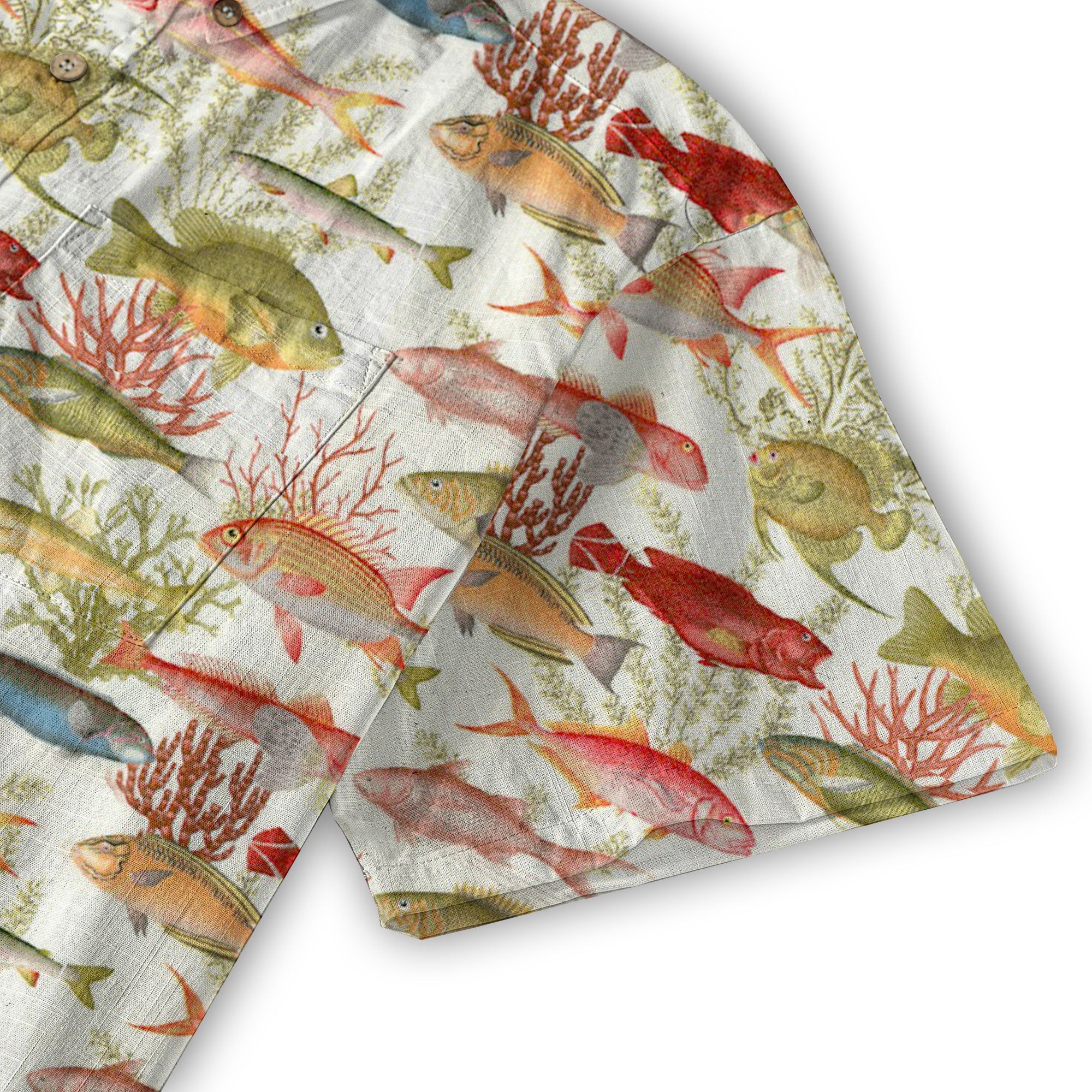 Sea Hawaiian Shirts for Men Women, Sea Animal Aloha Summer Beach Shirt Short Sleeve Button Down - The Palmix