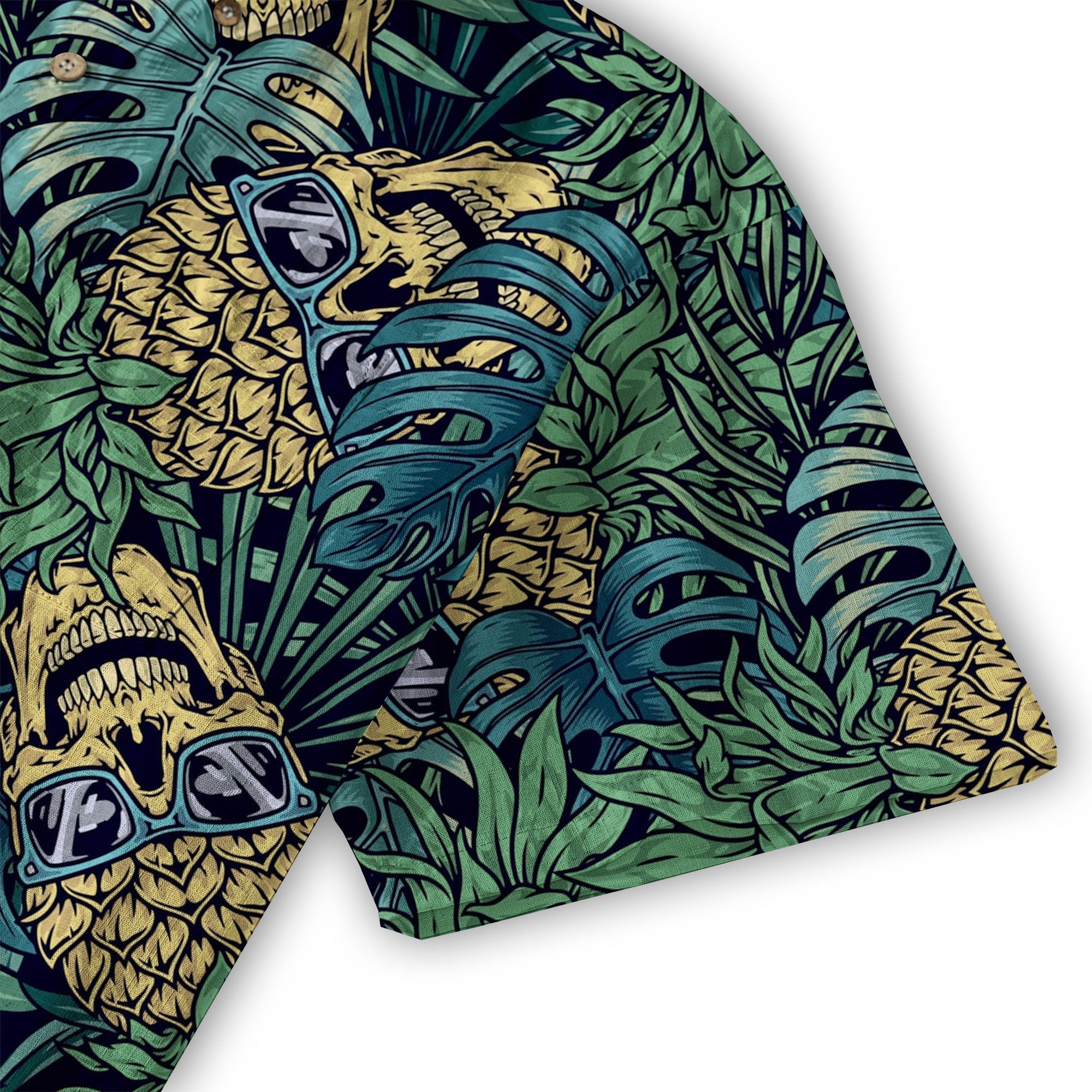Pineapple Hawaiian Shirt, Aloha Pattern Hawaiian Shirt - The Palmix