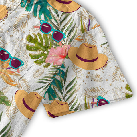 Sunset Summer Hawaiian Shirt, Beach Tropical Hawaiian Shirt - The Palmix