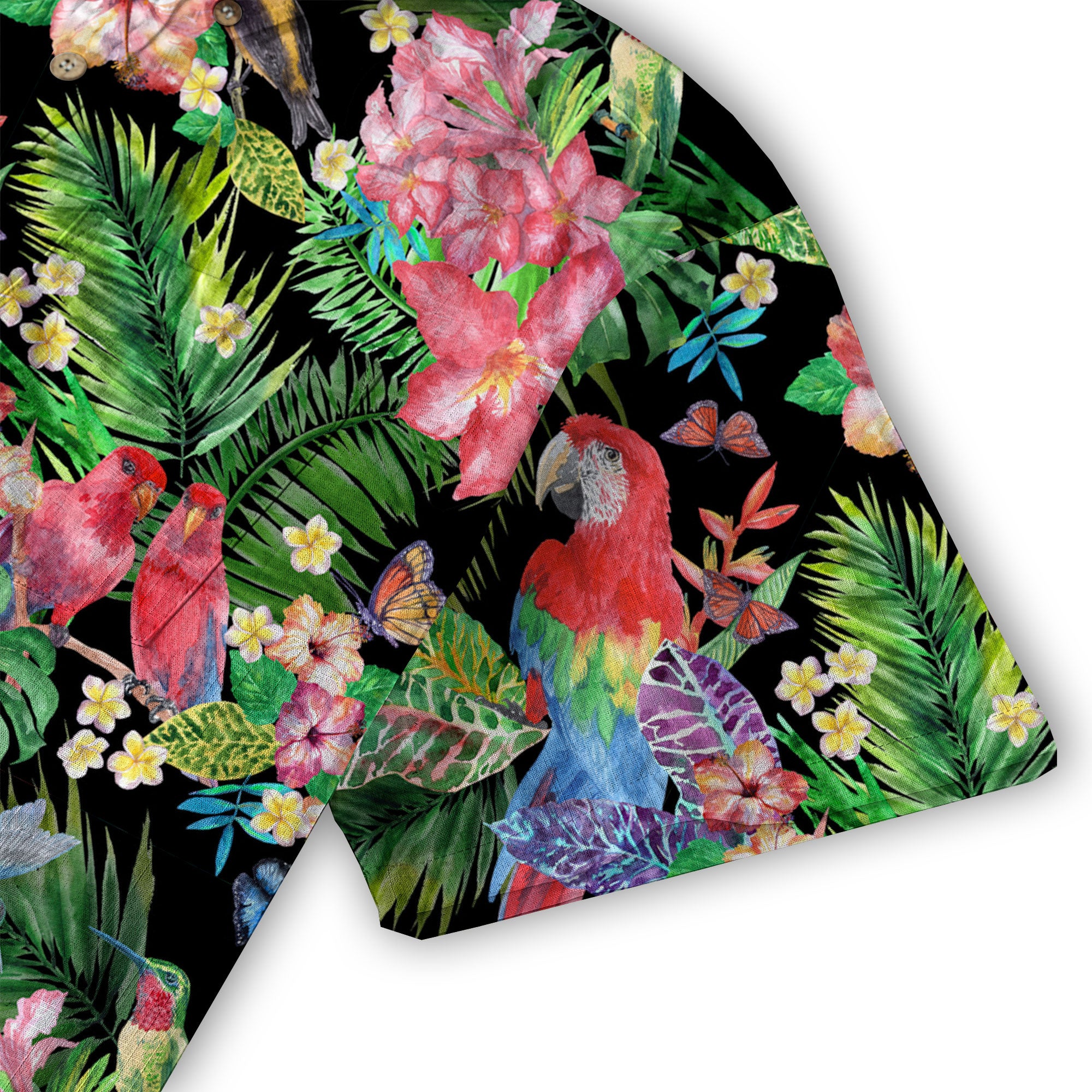 Parrot Hawaii Shirt for Men Women - Tropical Hawaiian Shirt - The Palmix