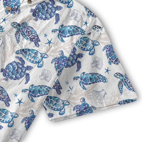 Turtle Beach Hawaiian Shirt, Aloha Summer Hawaii Shirt