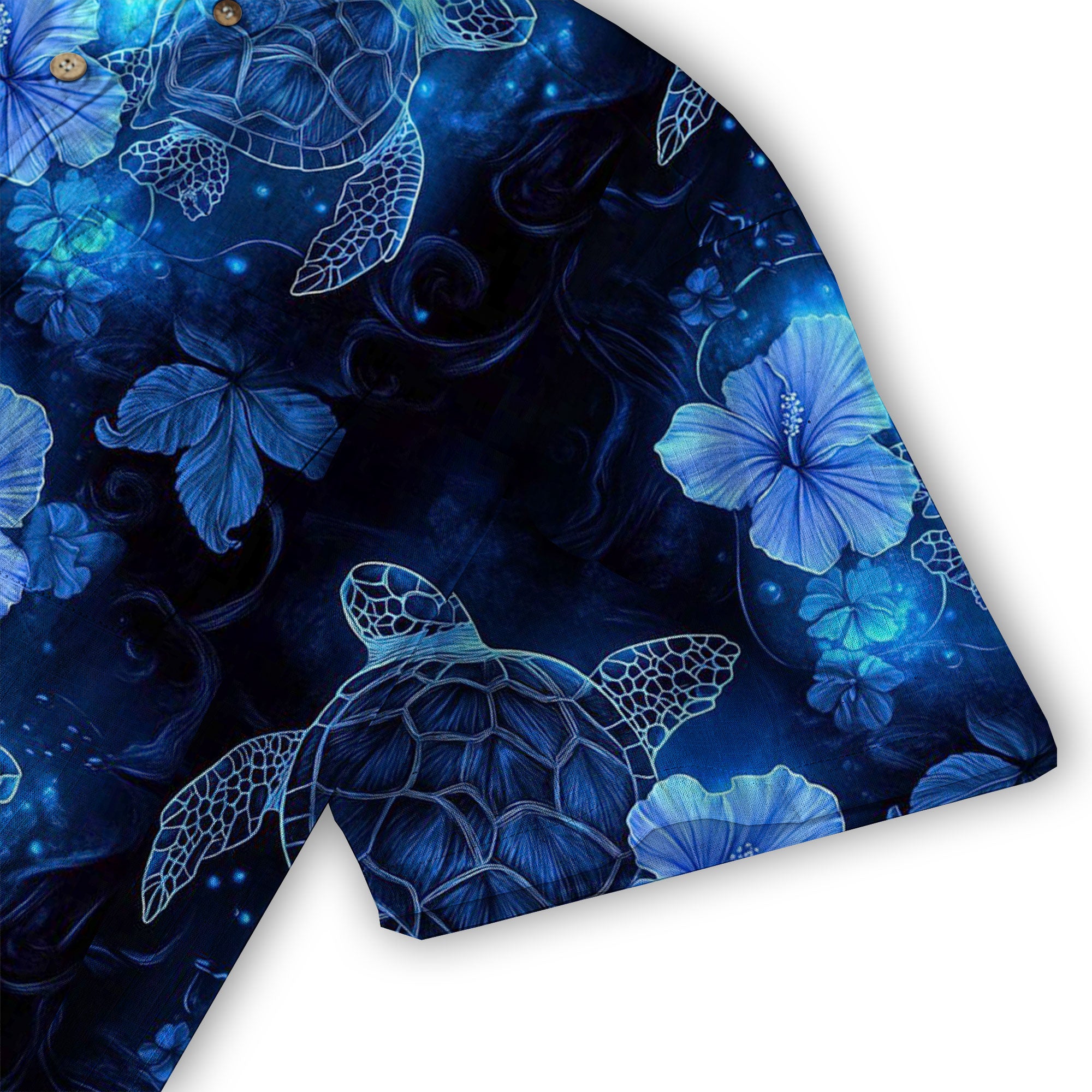 Ocean Animals Hawaiian Button Up Shirt, Sea Hawaii Shirt - The Palmix