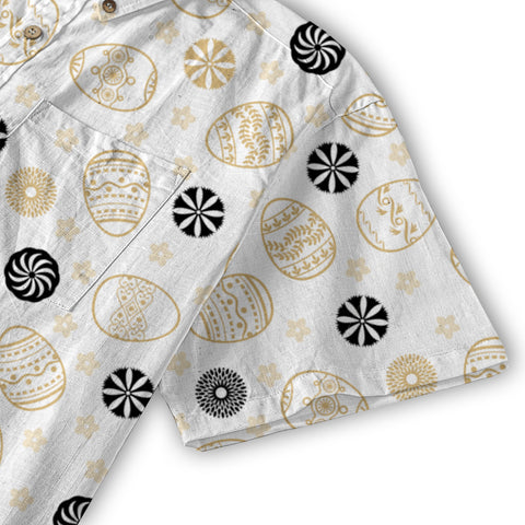 Easter Dinosaur Hawaiian Shirt Men Women Kid Youth, Bunny Dinosaur And Easter Eggs Shirt - The Palmix