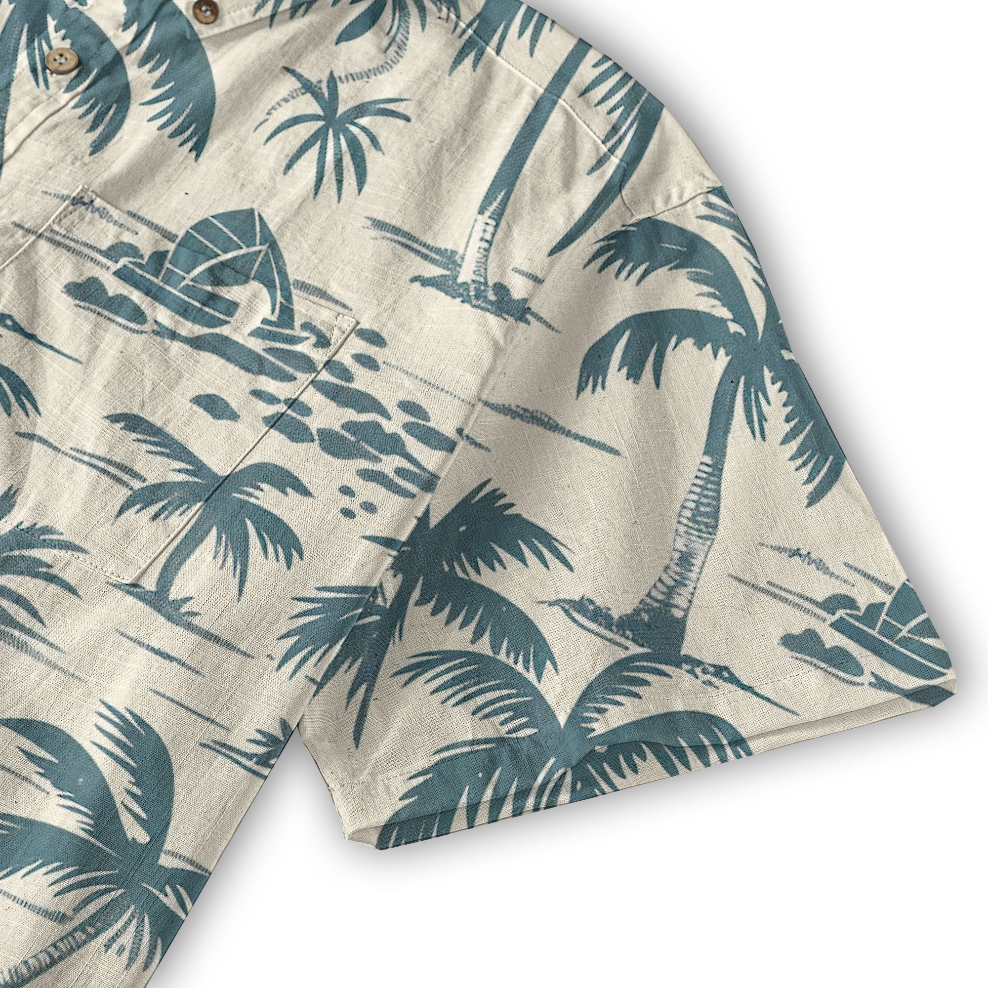 Vintage Aloha Hibiscus Flowers Hawaii Shirt, Floral Hawaiian Button Down Shirt for Men - The Palmix