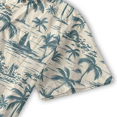 Retro Aloha Flowers Hawaii Shirt, Floral Hawaiian Button Down Shirt - The Palmix