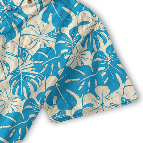 Retro Aloha Flowers Hawaii Shirt, Floral Hawaiian Button Down Shirt - The Palmix
