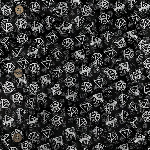 DnD Hawaiian Shirt, Dice Hawaiian Shirt, Dungeon Master Gift, Roleplaying Game Shirt - The Palmix
