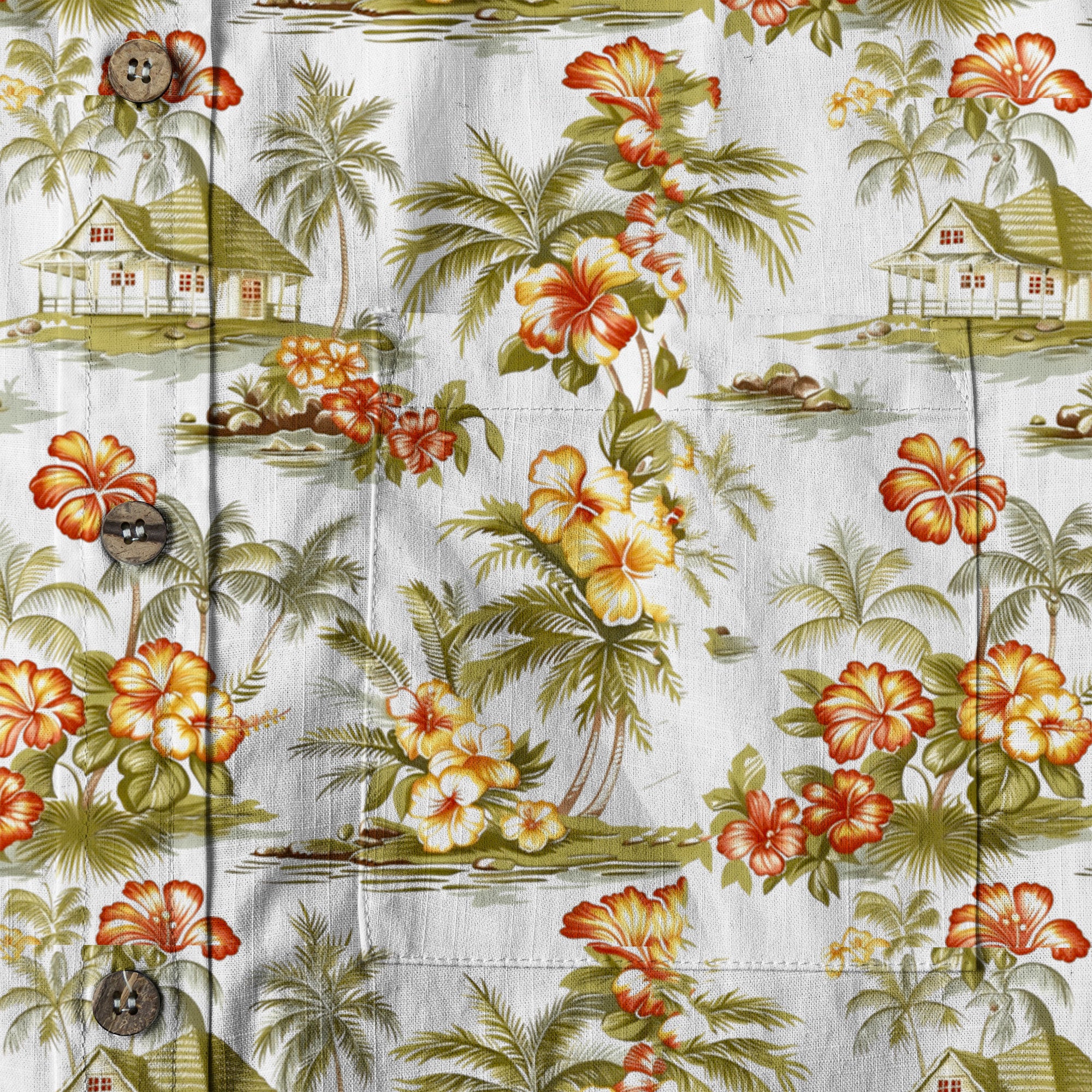 Pineapple Hawaiian Shirt, Aloha Pattern Hawaiian Shirt - The Palmix