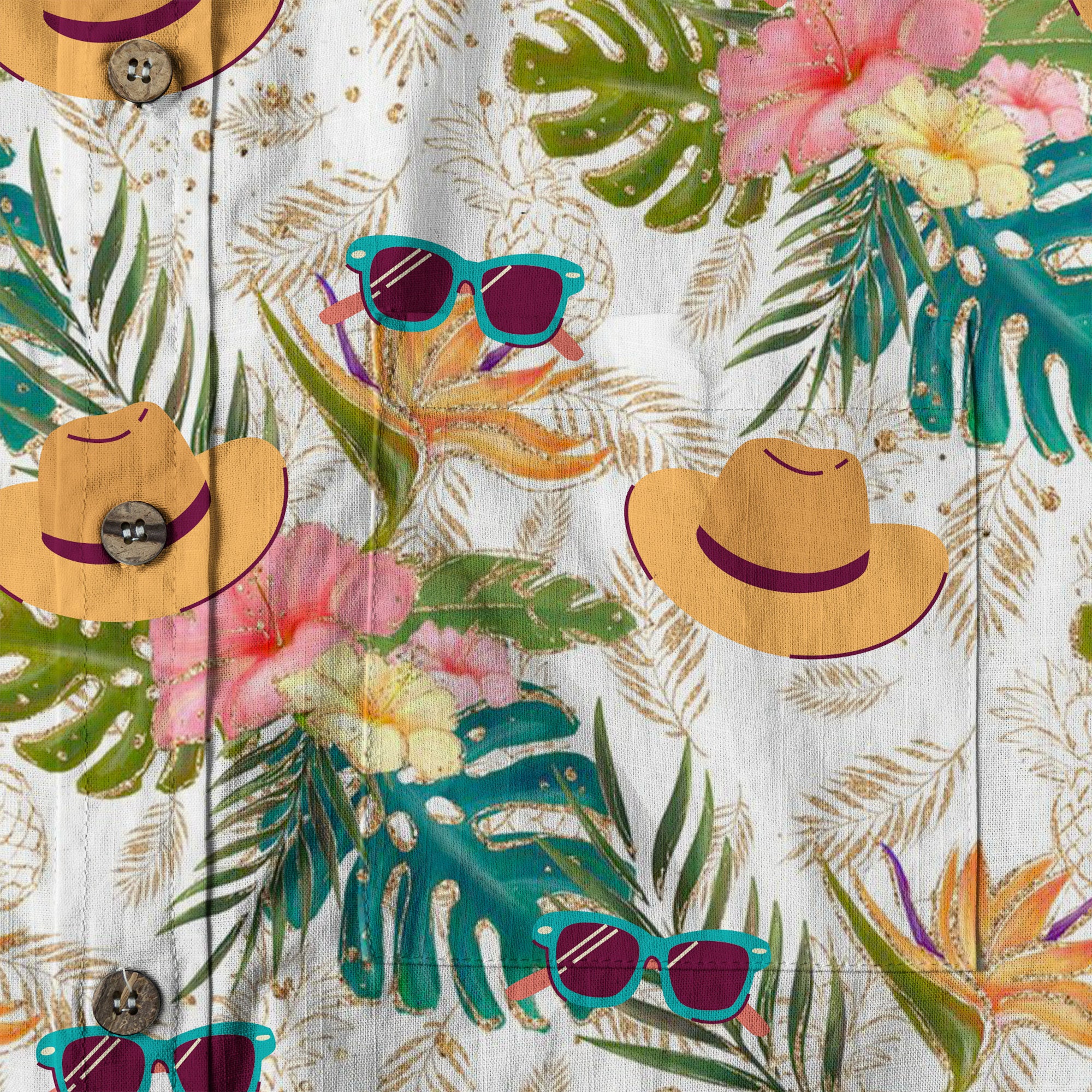Sunset Summer Hawaiian Shirt, Beach Tropical Hawaiian Shirt - The Palmix