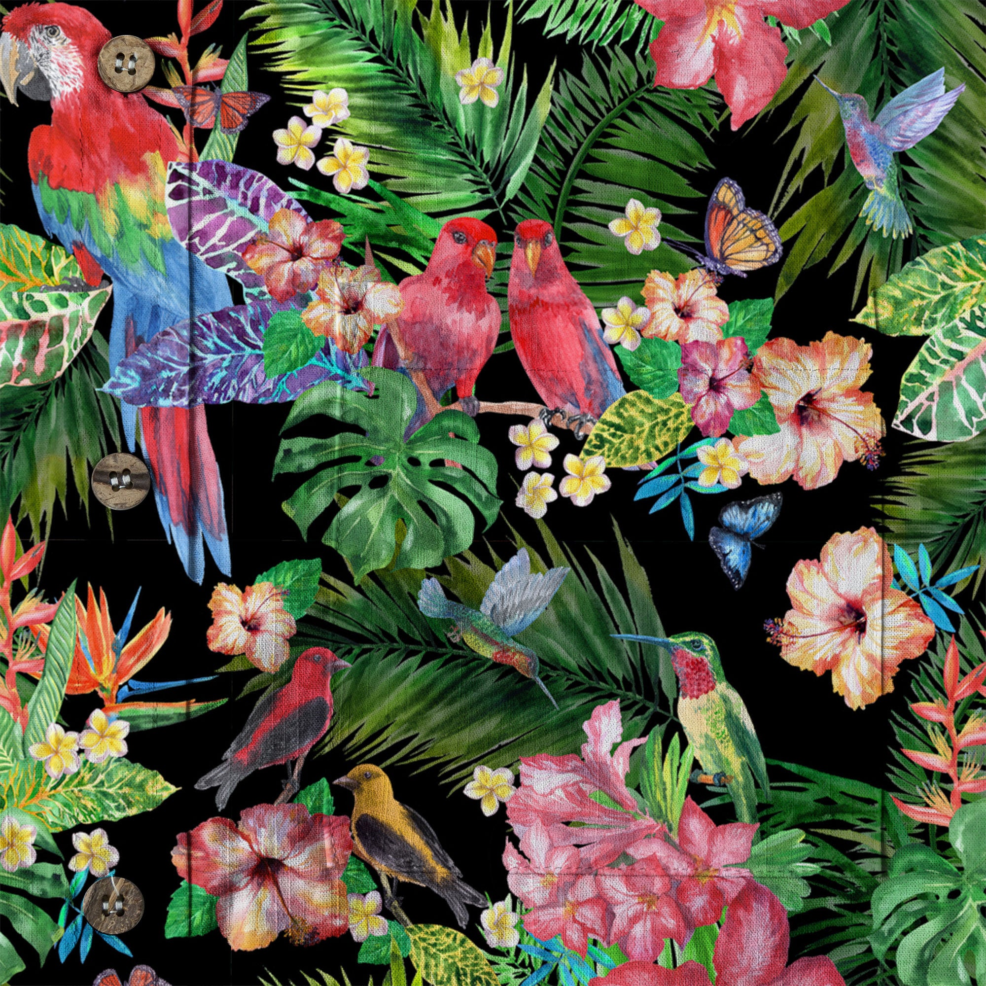 Parrot Hawaii Shirt for Men Women - Tropical Hawaiian Shirt - The Palmix