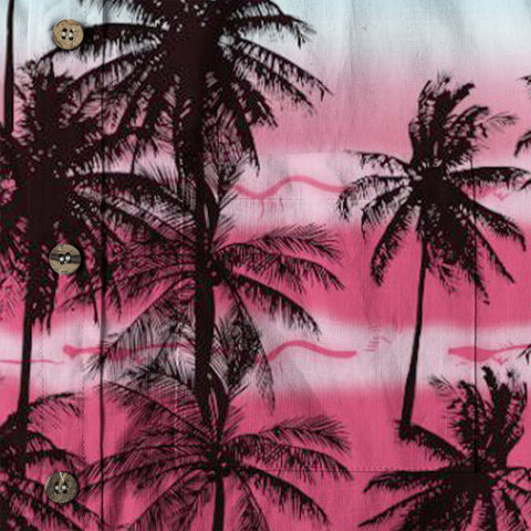 Coconut Trees Pattern Hawaii Shirt, Summer Beach Shirt - The Palmix