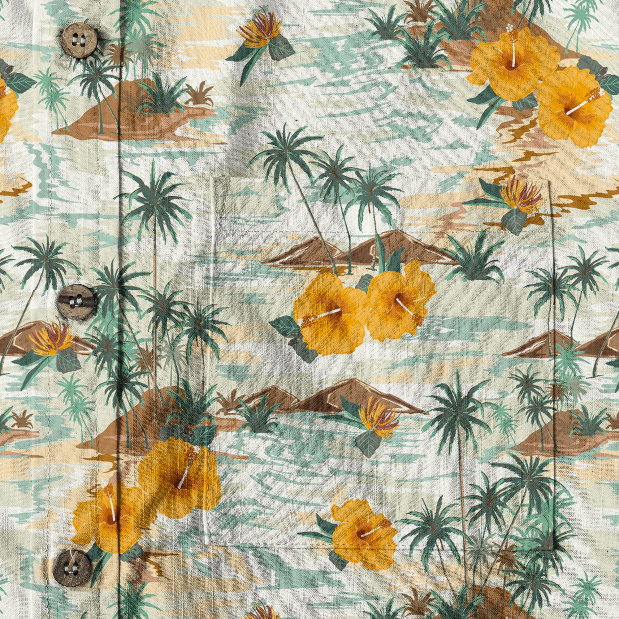 Ocean Animals Hawaiian Button Up Shirt, Sea Hawaii Shirt - The Palmix