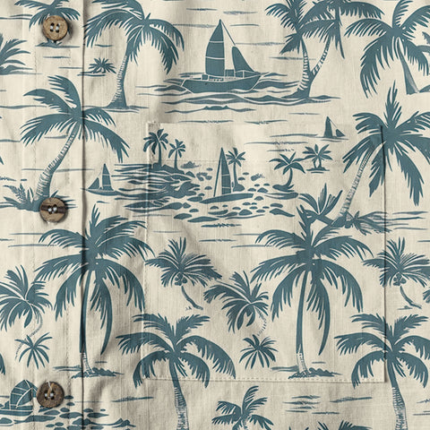 Retro Aloha Flowers Hawaii Shirt, Floral Hawaiian Button Down Shirt - The Palmix
