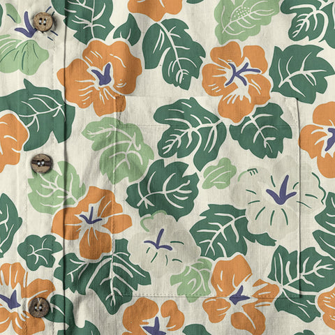 Retro Aloha Flowers Hawaii Shirt, Floral Hawaiian Button Down Shirt - The Palmix