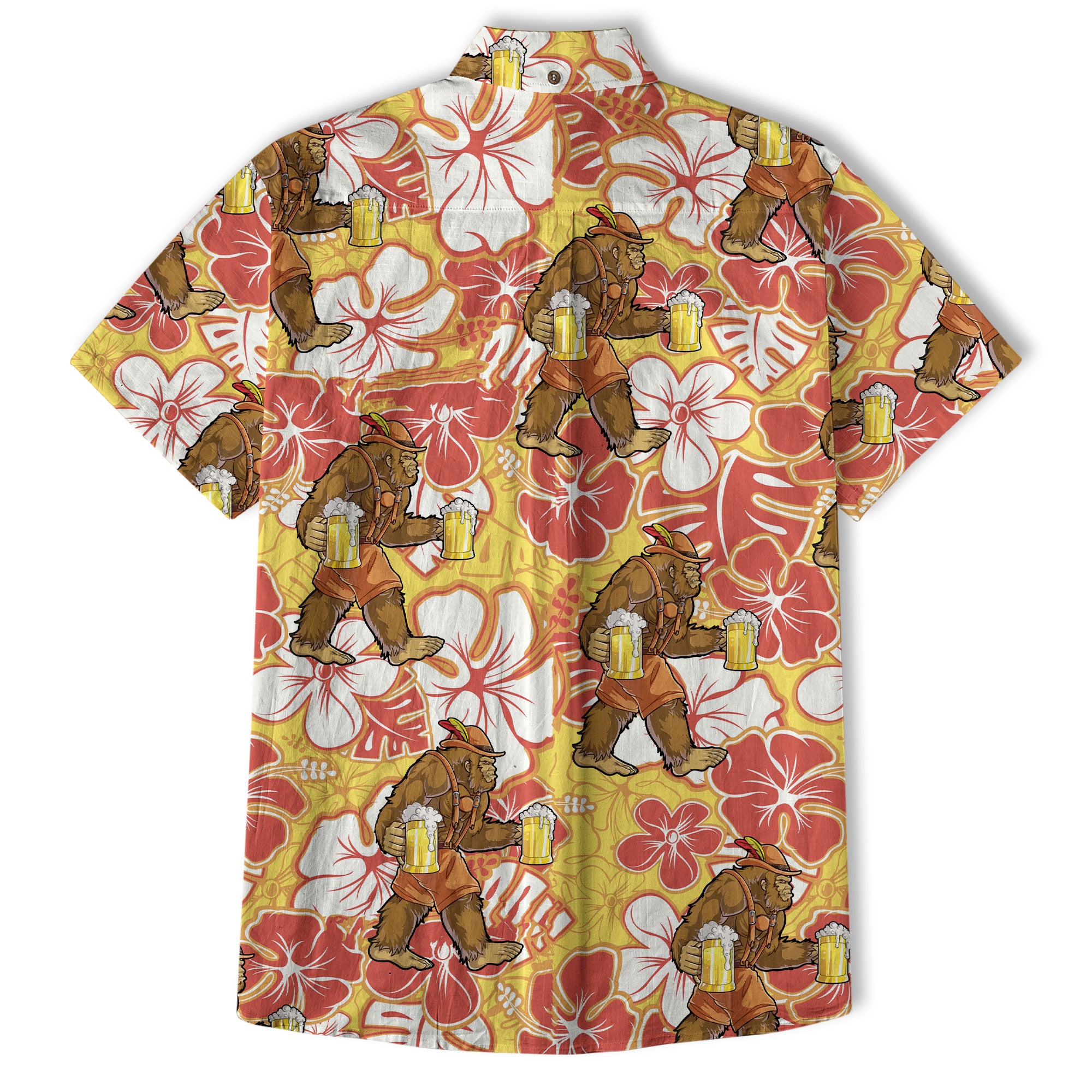 Bigfoot Beer Hawaiian Shirt, Bigfoot Aloha Shirt, Amazing Bigfoot Button Up Shirt - The Palmix