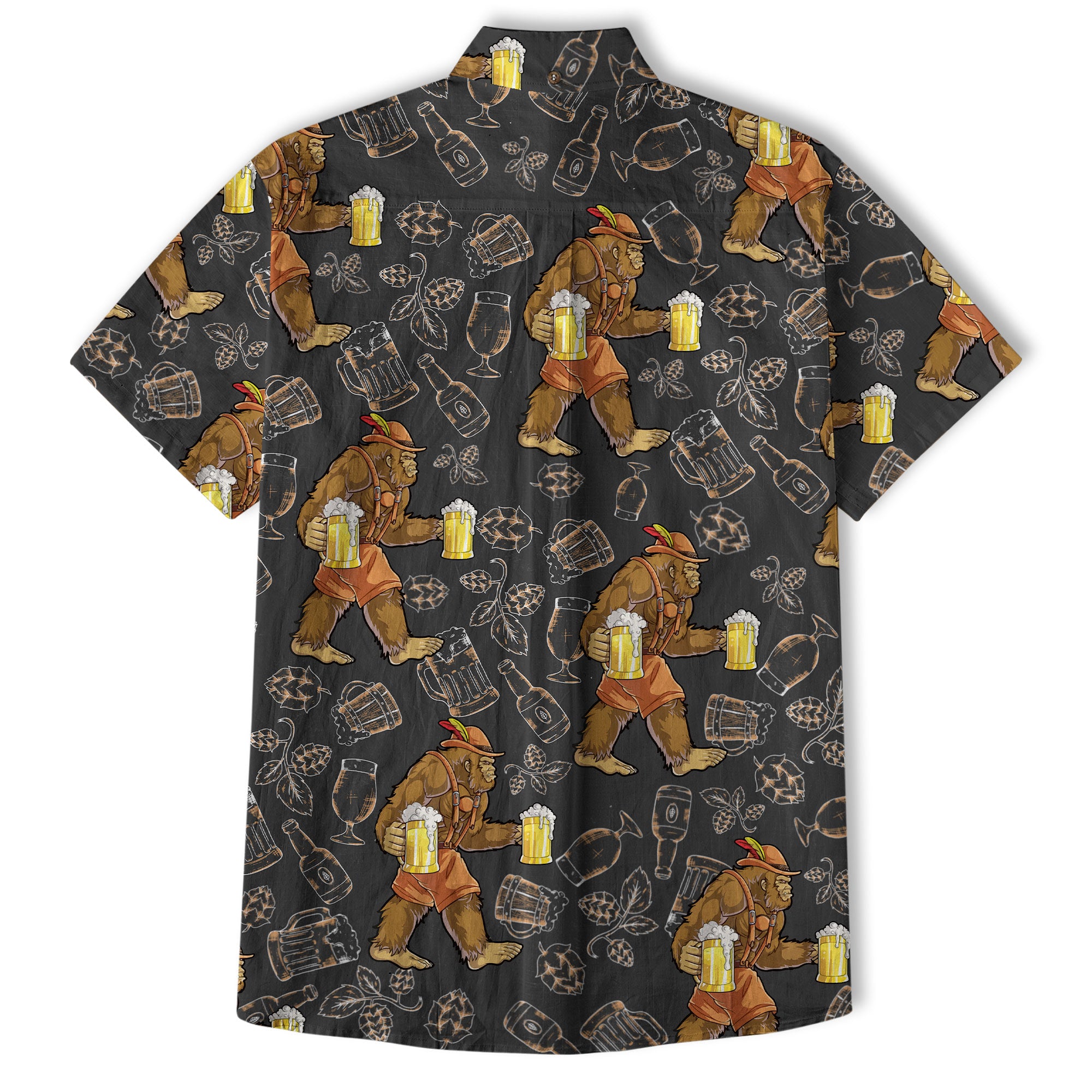 Bigfoot Beer Hawaiian Shirt, Bigfoot Aloha Shirt, Amazing Bigfoot Button Up Shirt - The Palmix